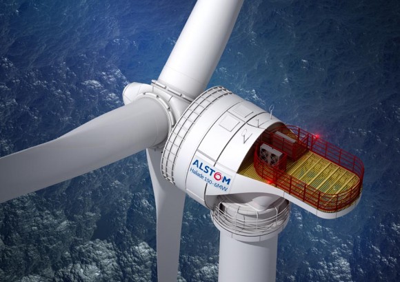 Alstom Haliade™ 150-6MW offshore wind turbine