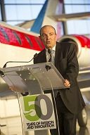 Eric Trappier, Chairman and CEO of Dassault Aviation as  Company Marks 50th Anniversary