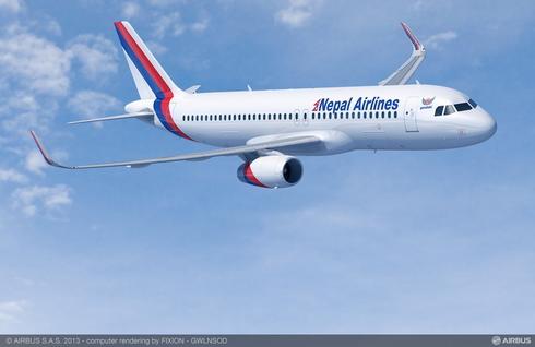 Nepal Airlines firms up two Airbus A320 with Sharklets (c) Airbus