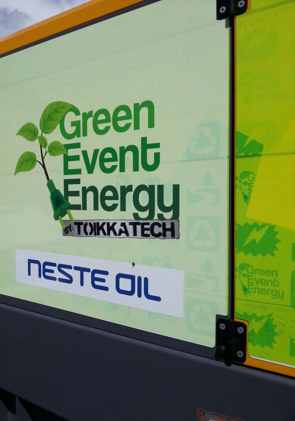 Neste Oil's NExBTL renewable diesel to generate the electrical power for the Down By The Laituri Festival in Turku, Finland July 24 and 28 2013
