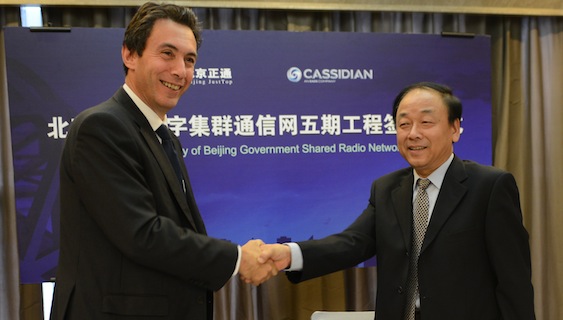 Cassidian to update the Beijing Government Shared TETRA Network