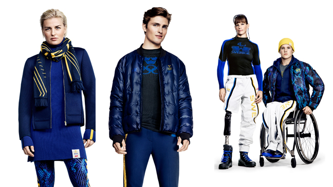 H&M announced Olympic Collection for the Swedish Olympic Team and the Swedish Paralympic Team at Sochi 2014 