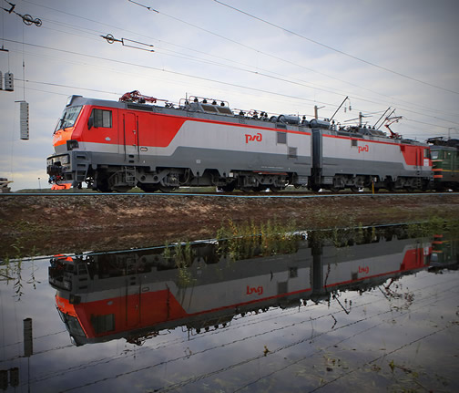 Sochi 2014: EP20 locomotives made by Alstom and Transmashholding (TMH) operate 6 daily services between Moscow and Sochi 