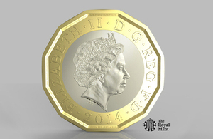 The UK government announced the most secured coin in the world the new £1 coin