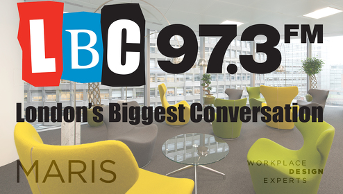 Maris Interiors launched radio campaign on LBC radio to help companies undertake the difficult step of relocating their offices
