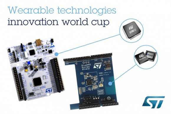 STMicroelectronics supports the Wearable Technologies Innovation World Cup in 2014/2015