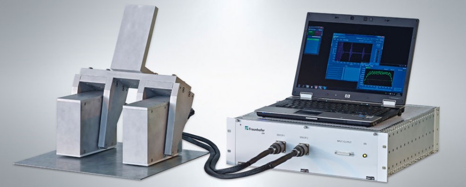 Hybrid micromagnetics/ultrasound inspection system. © Uwe Bellhäuser, Fraunhofer IZFP