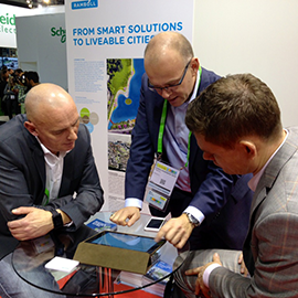 Ramboll demonstrated its liveability tool live for the first time at the Smart City Expo World Congress 2014 in Barcelona 