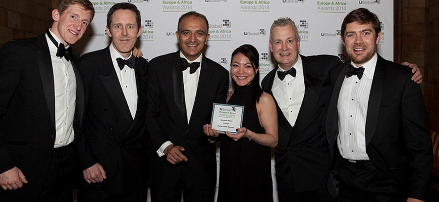 UK public and regulated services provider Amey won European Waste Project of the Year at 2014 IJ Global Europe & Africa Awards 