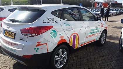 GasTerra finances the fuel cell car of TU Delft's Car as Power Plant project