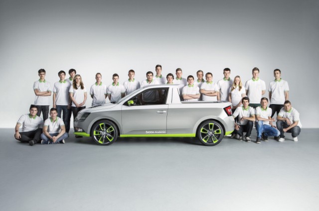 ŠKODA AUTO Vocational School ‘trainee car’ project: The Pickup ŠKODA FUNstar to make public debut at the 34th GTI Meeting at Wörthersee, 13 - 16 May 2015 