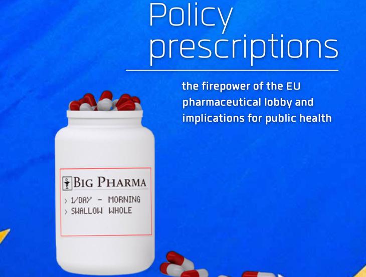 Corporate Europe Observatory report reveals the dramatic extent of the pharmaceutical industry's lobbying efforts towards EU decision-makers 
