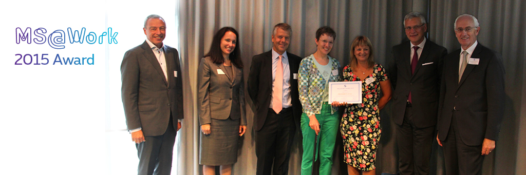 Proximus received MS@Work 2015 Award by National Belgian Multiple Sclerosis League for employing people with Multiple Sclerosis 