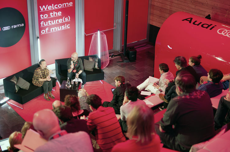 The first Audi-O-Rama conference on the future of music held in Verbier, Switzerland 