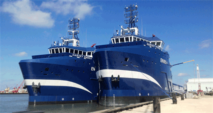 Harvey Gulf International Marine’s LNG fuelled offshore supply vessels recognised by Workboat magazine are powered by Wärtsilä engines 