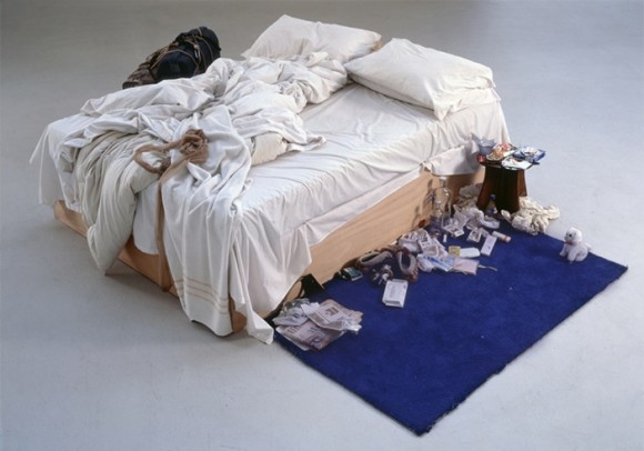 Tracey Emin My Bed 1998 © Tracey Emin. All rights reserved, DACS 2014 Photo credit: Courtesy The Saatchi Gallery, London / Photograph by Prudence Cuming Associates Ltd