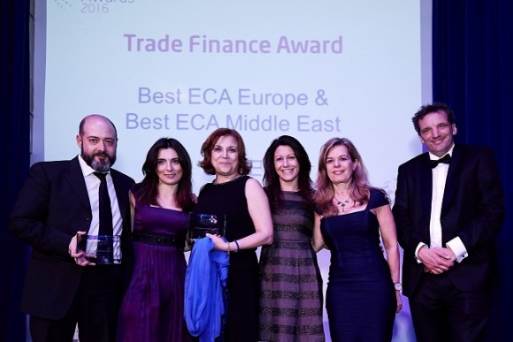 CDP group's SACE honored as the best export credit agency in Europe and the Middle East by Trade Finance Magazine