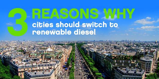 Neste: Vehicles that use renewable diesel cause considerably less carbon emissions than fossil diesel 