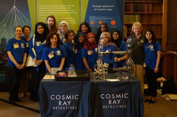 Bordesley Green Girls School and University of Birmingham particle physicist Professor Cristina Lazzeroni discovered bright sparks via the HiSPARC project 