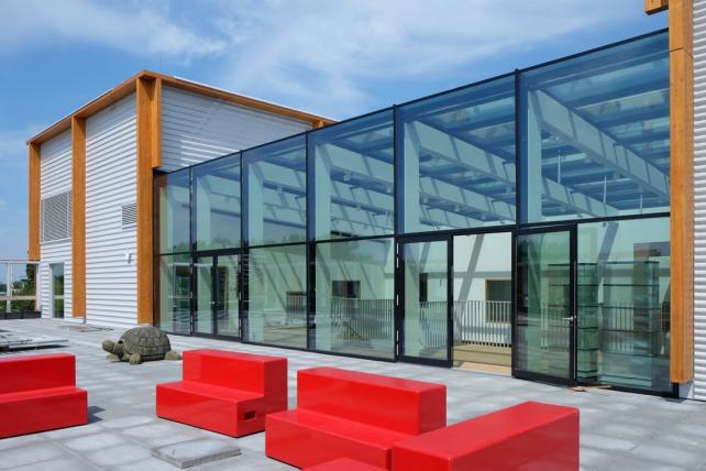 Croonwolter&dros: Het nieuwe gebouw van het 4e Gymnasium in Amsterdam is opgeleverd 