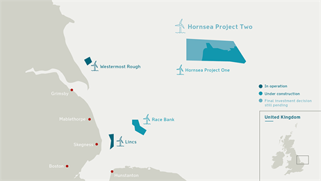 DONG Energy: Hornsea Project Two offshore wind farm granted development consent