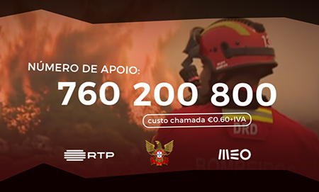 Linha solidária MEO/RTP alcança mais de 100 mil euros
