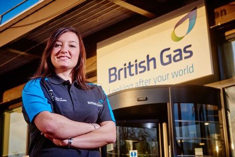 Scottish Gas Engineer Alexander McGregor, who has achieved her Gold Duke of Edinburgh Award