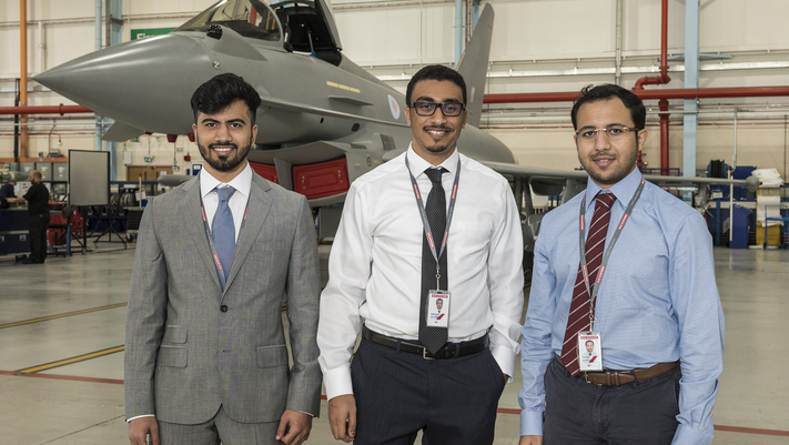 BAE Systems welcomes Emirati interns at their Military Air and Information business in the North West of England