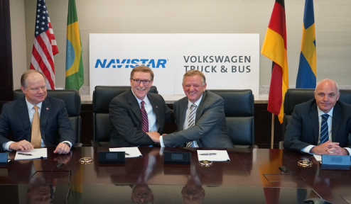 Volkswagen Truck & Bus forms alliance with Navistar for strategic technology and supply cooperation and a procurement joint venture 