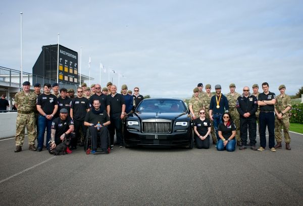 Rolls-Royce Motor Cars supported servicemen and women and their families at Mission Motorsport's annual invitational track day