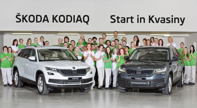 Series production of ŠKODA’s new large SUV model KODIAQ begins in Kvasiny plant