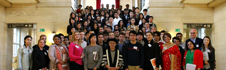 Students from six schools around the world attended international study event at University of London's Senate House 