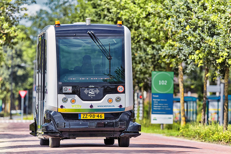 TU Delft: Self-driving WEpods vehicles to operate as bus service on the Wageningen University and Research campus 
