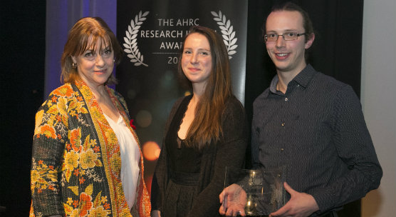 University of Dundee student Kieran Baxter won 2016 Arts and Humanities Research Council 'Research in Film Awards' Doctoral Award 