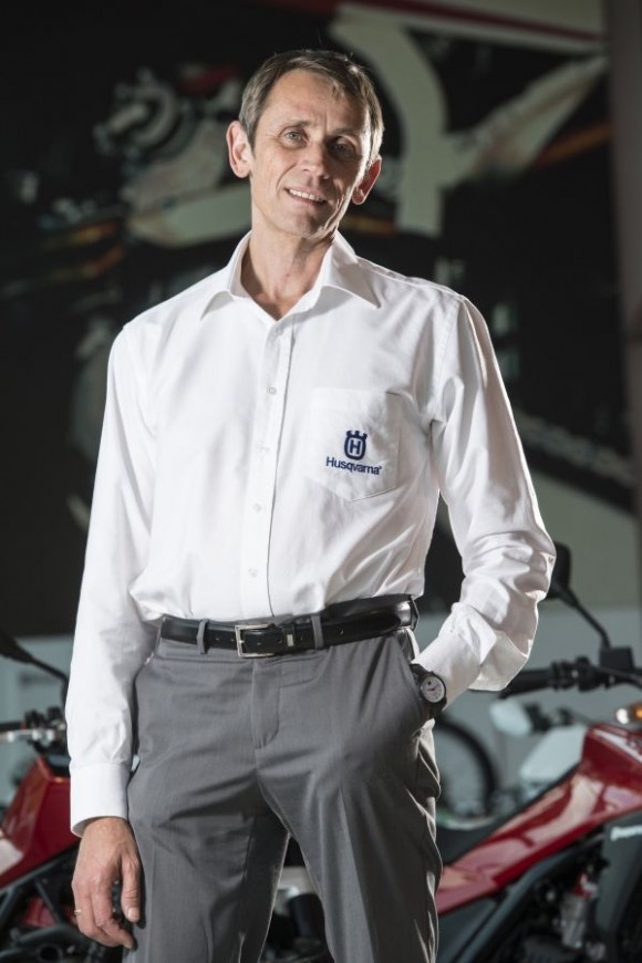 Uwe Osterrieder, Head of Marketing Husqvarna-Motorcycles (10/2012)