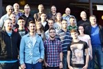 Successfully completed training: 19 Zumtobel Group apprentices and their instructors celebrated the good results.
