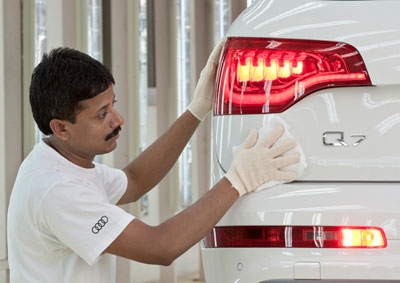 Produktionsstart des Audi Q7 in Indien