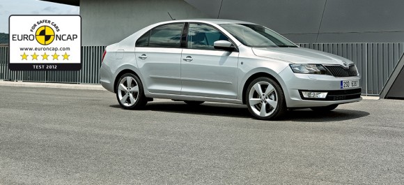 Top rating: five stars for safety in the ŠKODA Rapid