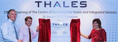 Netherlands' Minister Liliane Ploumen opens the Thales Centre of Excellence for Radar and Integrated Sensors