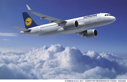 A320neo PW DLH. The Lufthansa’s Supervisory Board has approved the acquisition of 100 A320 Family aircraft (35 A320neo, 35 A321neo and 30 A320ceo with Sharklets) and two A380s worth approximately US$ 11.2 billion at list prices. (c) Airbus