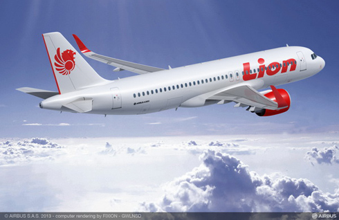 A320neo. Indonesia’s Lion Air has placed a firm order with Airbus for 234 A320 Family aircraft, comprising 109 A320neo, 65 A321neo and 60 A320ceo. The deal sees the carrier become a new customer for Airbus. (c) Airbus
