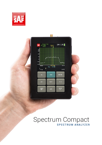 „SAF Tehnika” releases powerful handheld microwave spectrum analyzer - Spectrum Compact