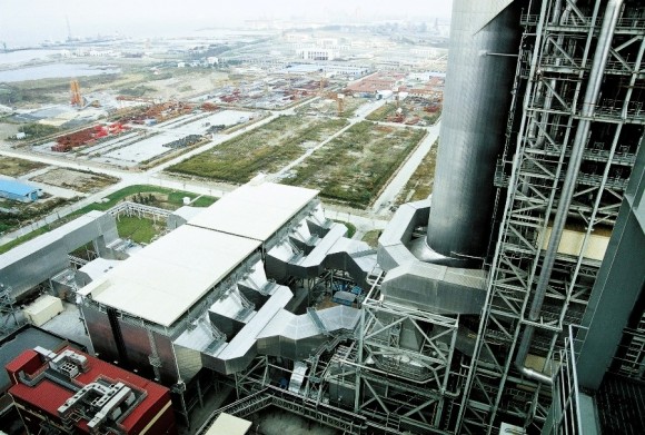 Alstom supercritical boilers installed at the Wai Gao Qiao site in China
