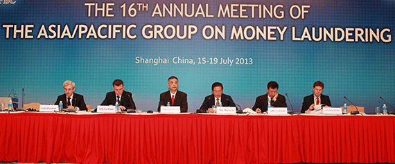 FATF President Vladimir Nechaev keynote address at the 16th Annual Meeting of the Asia Pacific Group on Money Laundering in Shanghai, China