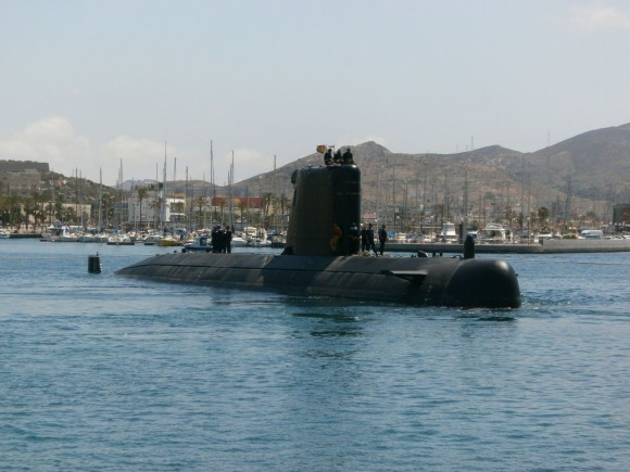 Navantia submarino S-73 Mistral comienza sus pruebas de mar