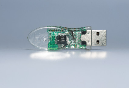 Henkel’s transparent encapsulants can also be used to add to the visual allure of USB sticks.