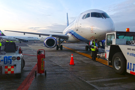The first two Sukhoi Superjet 100 operated by the Mexican airline Interjet performed their first revenue flights