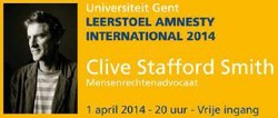 Clive Stafford Smith ontvangt Leerstoel Amnesty International