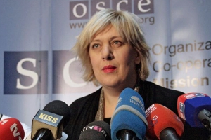 OSCE Representative on Freedom of the Media Dunja Mijatović (OSCE/V. Pribilović)