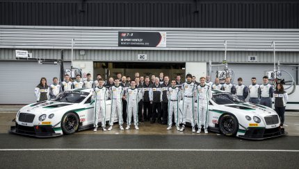 Bentley Continental GT3 storms to victory at Silverstone